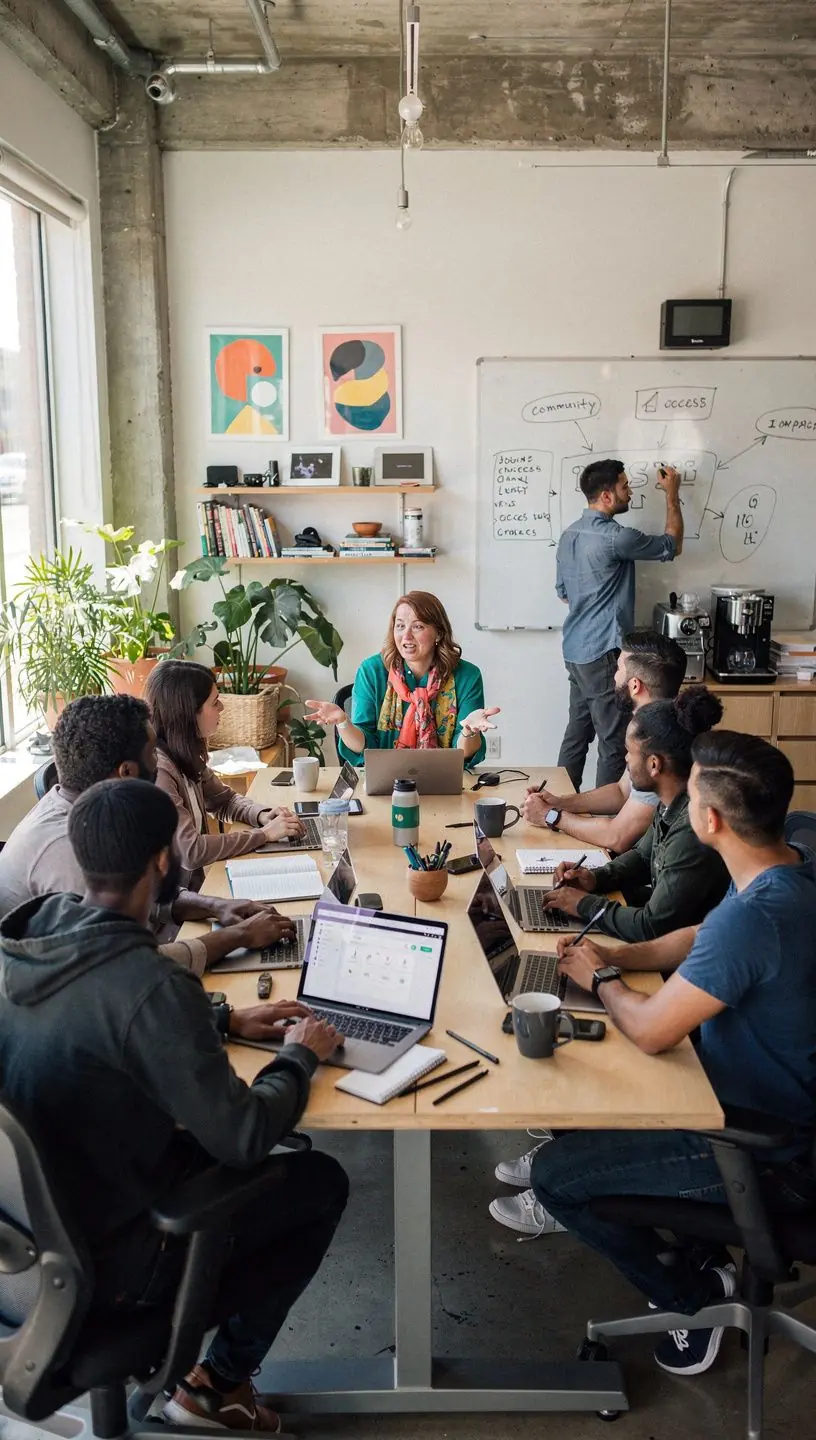 Volunteers installing solar-powered charging stations in a California suburban neighborhood